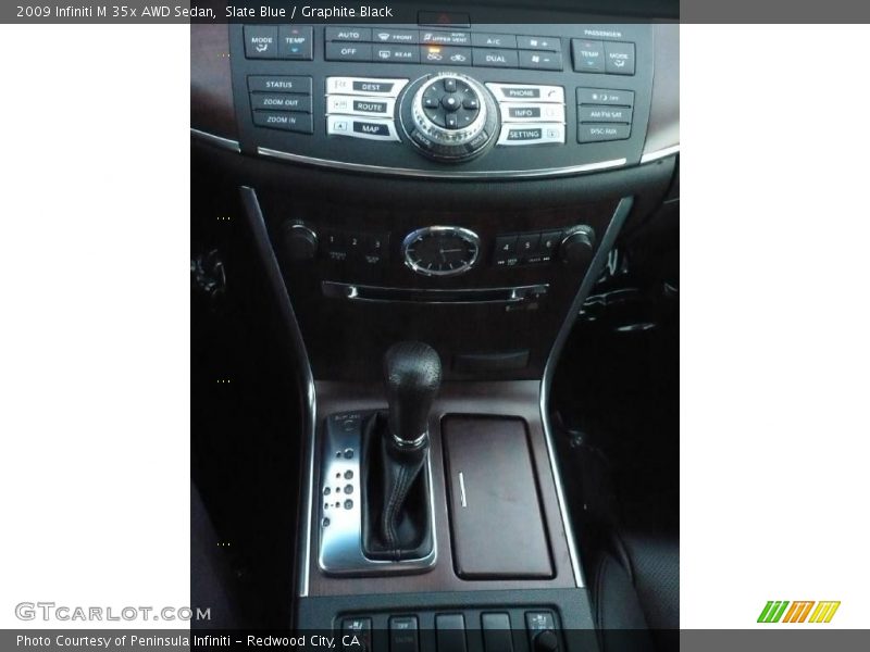 Slate Blue / Graphite Black 2009 Infiniti M 35x AWD Sedan