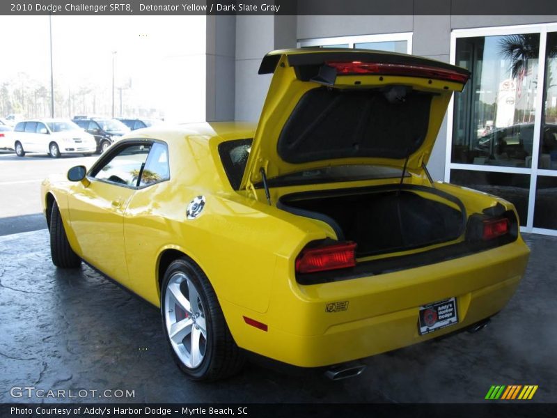 Detonator Yellow / Dark Slate Gray 2010 Dodge Challenger SRT8