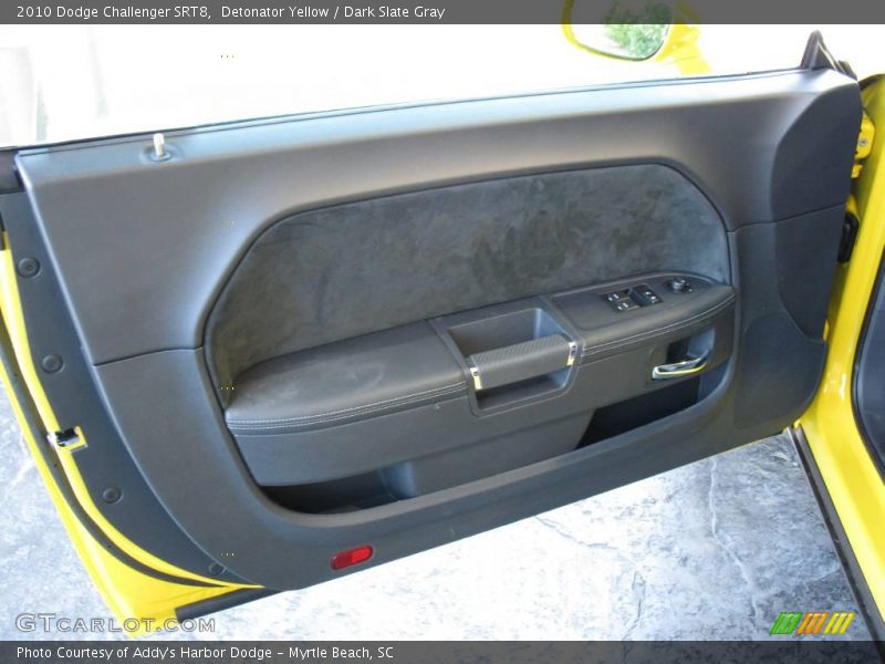 Detonator Yellow / Dark Slate Gray 2010 Dodge Challenger SRT8