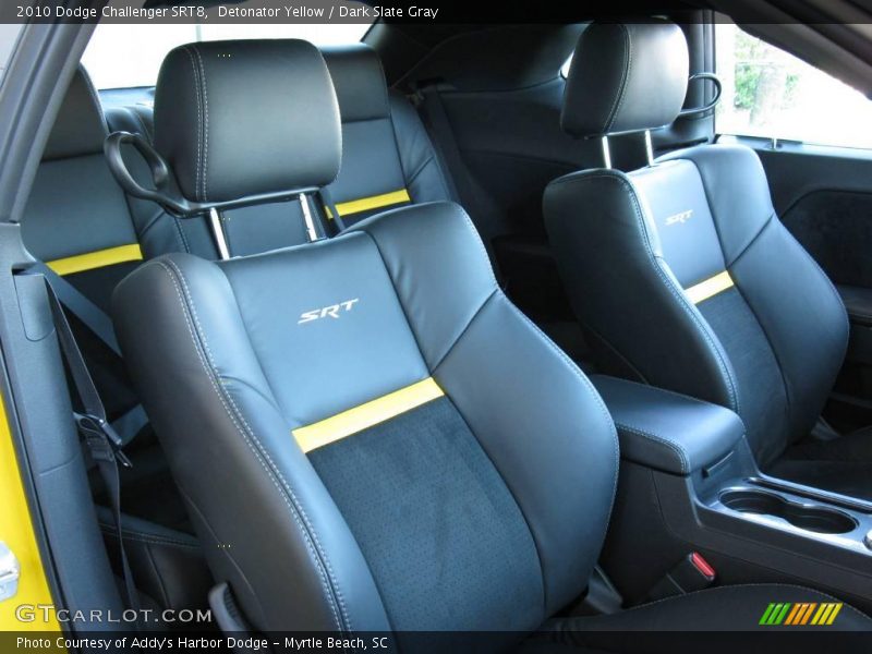 Detonator Yellow / Dark Slate Gray 2010 Dodge Challenger SRT8