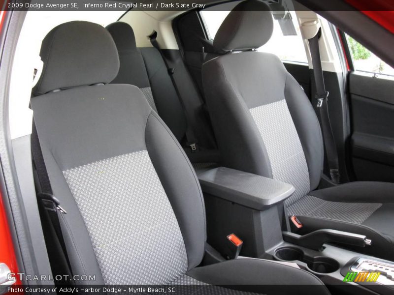 Inferno Red Crystal Pearl / Dark Slate Gray 2009 Dodge Avenger SE