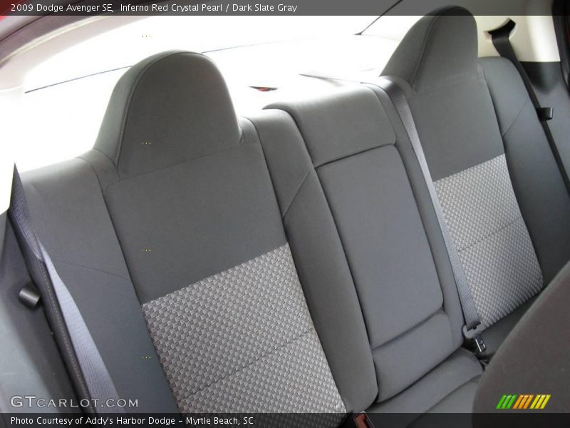 Inferno Red Crystal Pearl / Dark Slate Gray 2009 Dodge Avenger SE