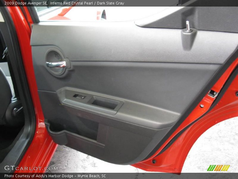 Inferno Red Crystal Pearl / Dark Slate Gray 2009 Dodge Avenger SE