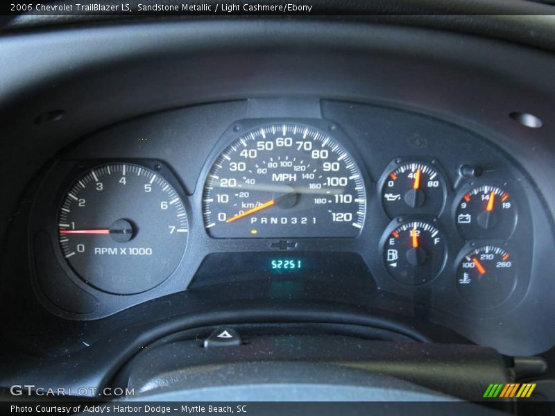 Sandstone Metallic / Light Cashmere/Ebony 2006 Chevrolet TrailBlazer LS