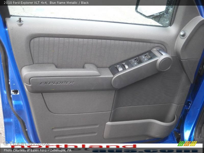 Blue Flame Metallic / Black 2010 Ford Explorer XLT 4x4