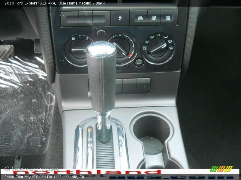 Blue Flame Metallic / Black 2010 Ford Explorer XLT 4x4