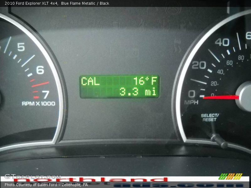Blue Flame Metallic / Black 2010 Ford Explorer XLT 4x4