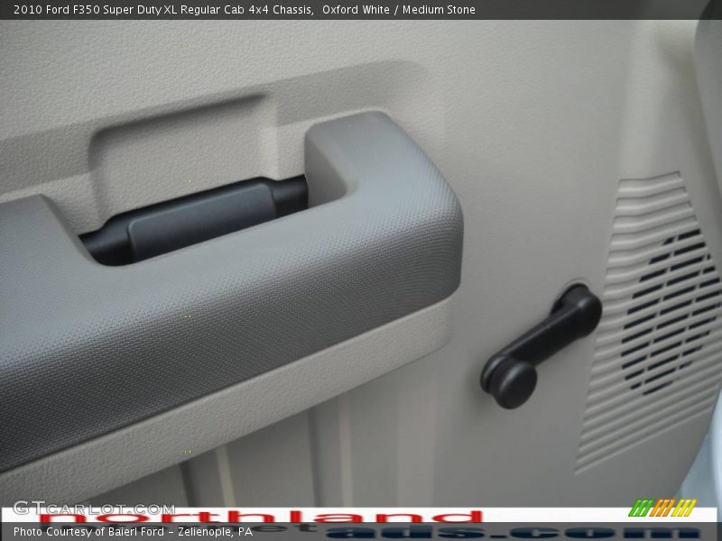 Oxford White / Medium Stone 2010 Ford F350 Super Duty XL Regular Cab 4x4 Chassis