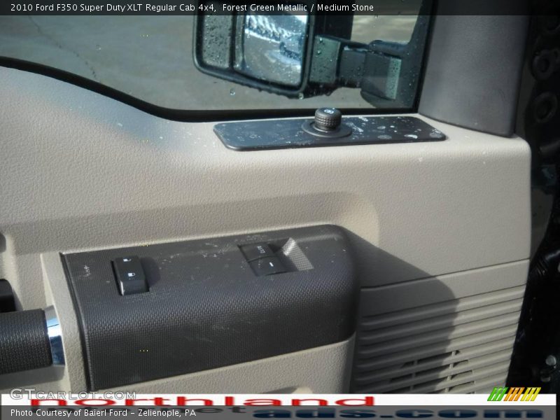Forest Green Metallic / Medium Stone 2010 Ford F350 Super Duty XLT Regular Cab 4x4