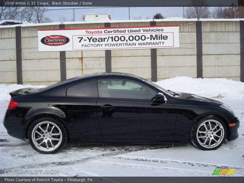 Black Obsidian / Stone 2006 Infiniti G 35 Coupe