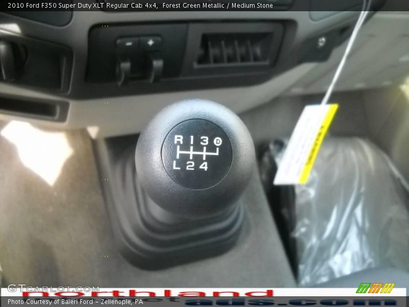 Forest Green Metallic / Medium Stone 2010 Ford F350 Super Duty XLT Regular Cab 4x4