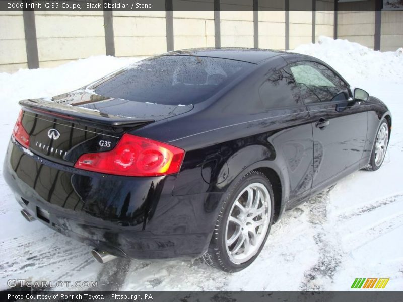 Black Obsidian / Stone 2006 Infiniti G 35 Coupe