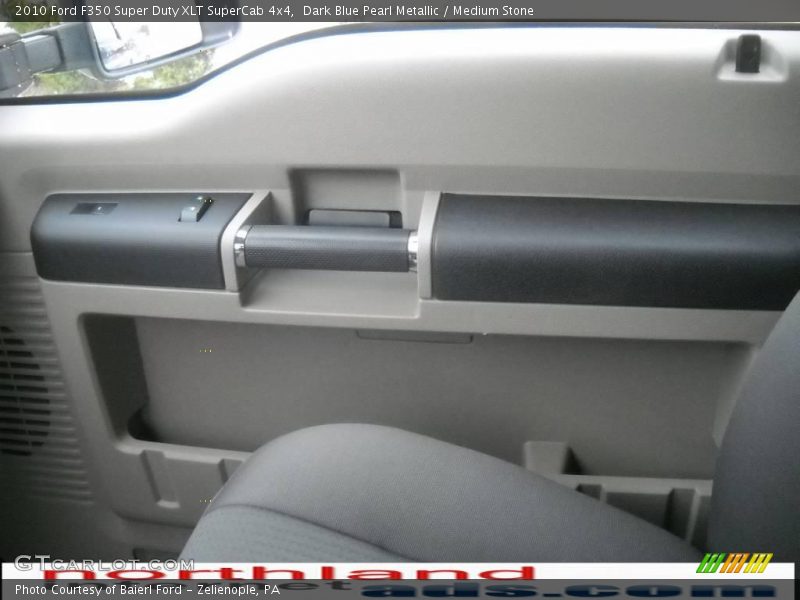 Dark Blue Pearl Metallic / Medium Stone 2010 Ford F350 Super Duty XLT SuperCab 4x4