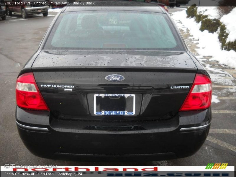 Black / Black 2005 Ford Five Hundred Limited AWD