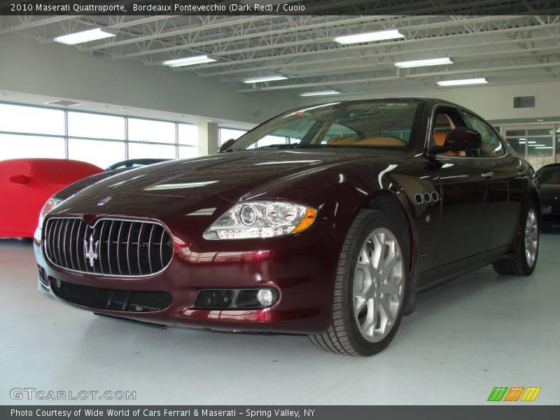 Bordeaux Pontevecchio (Dark Red) / Cuoio 2010 Maserati Quattroporte