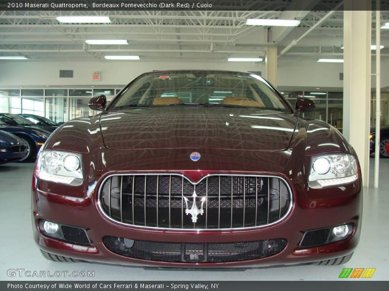 Bordeaux Pontevecchio (Dark Red) / Cuoio 2010 Maserati Quattroporte
