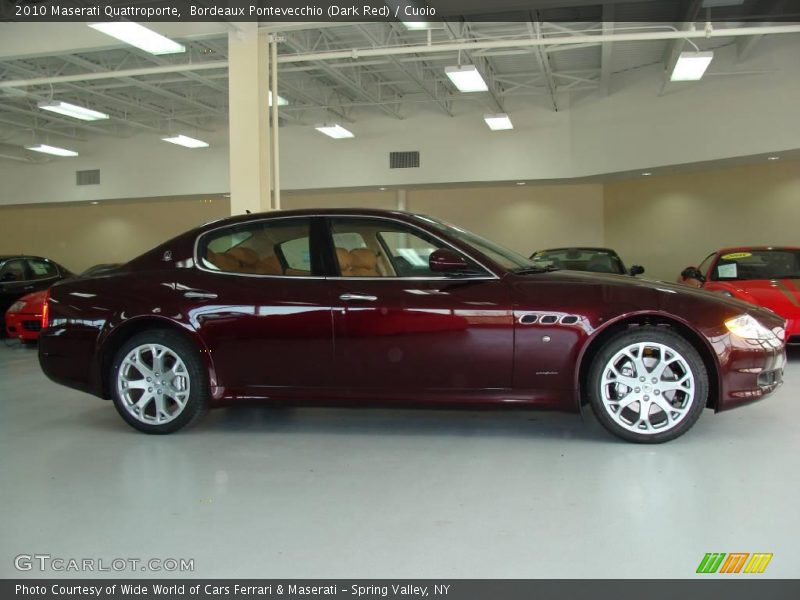 Bordeaux Pontevecchio (Dark Red) / Cuoio 2010 Maserati Quattroporte
