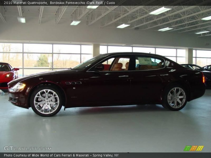 Bordeaux Pontevecchio (Dark Red) / Cuoio 2010 Maserati Quattroporte