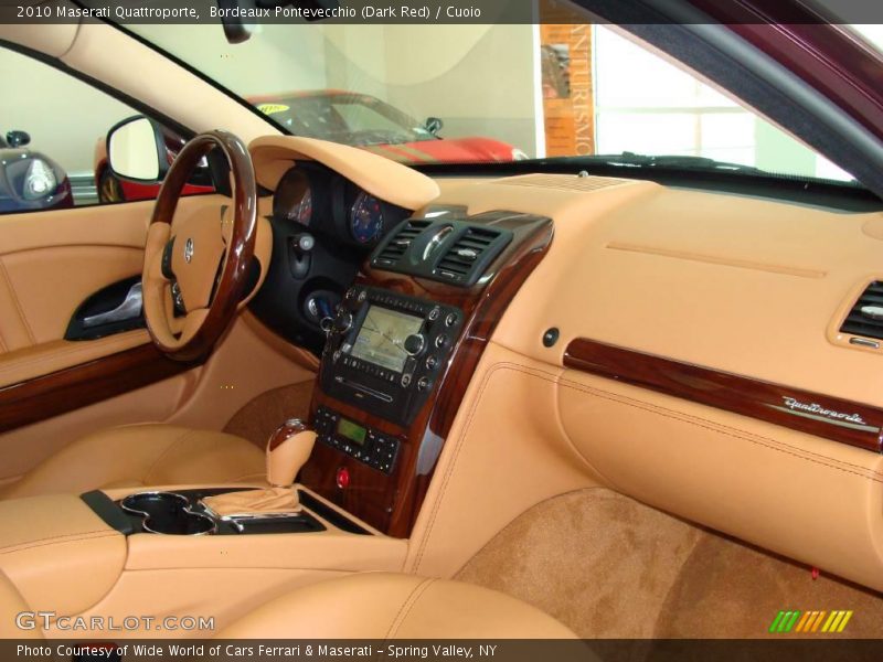 Bordeaux Pontevecchio (Dark Red) / Cuoio 2010 Maserati Quattroporte