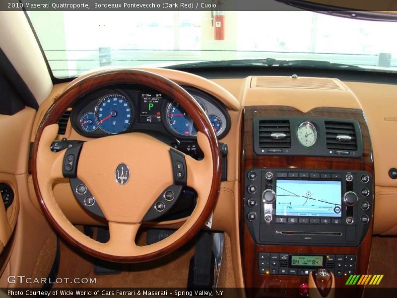 Bordeaux Pontevecchio (Dark Red) / Cuoio 2010 Maserati Quattroporte