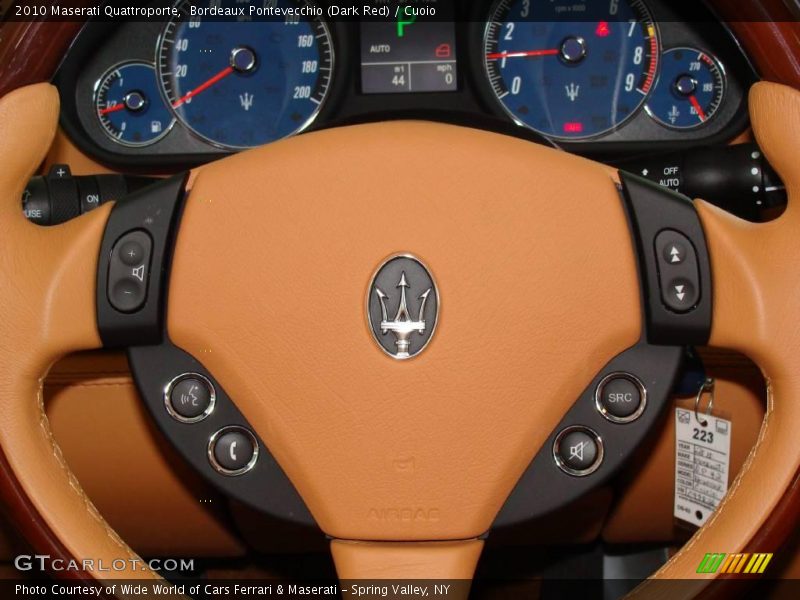 Bordeaux Pontevecchio (Dark Red) / Cuoio 2010 Maserati Quattroporte