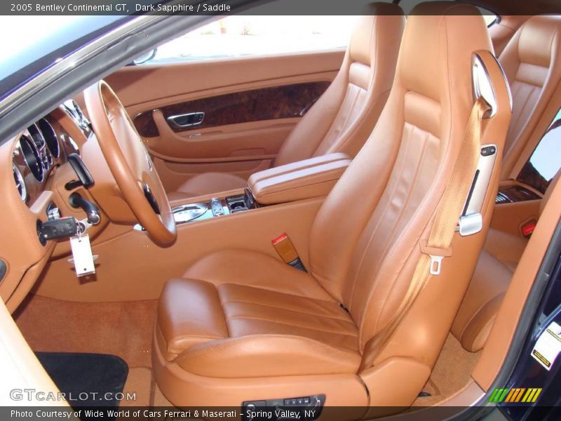 Dark Sapphire / Saddle 2005 Bentley Continental GT