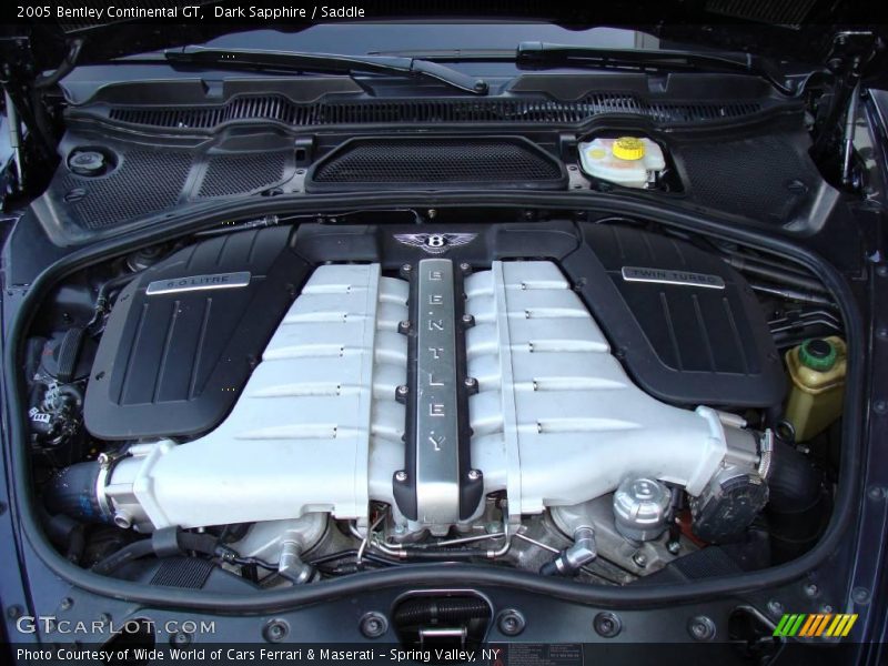 Dark Sapphire / Saddle 2005 Bentley Continental GT