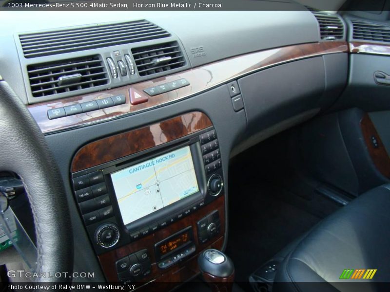 Horizon Blue Metallic / Charcoal 2003 Mercedes-Benz S 500 4Matic Sedan
