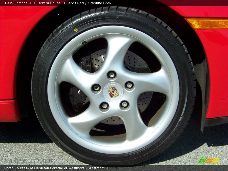 Guards Red / Graphite Grey 1999 Porsche 911 Carrera Coupe