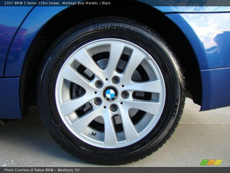 Montego Blue Metallic / Black 2007 BMW 3 Series 328xi Sedan