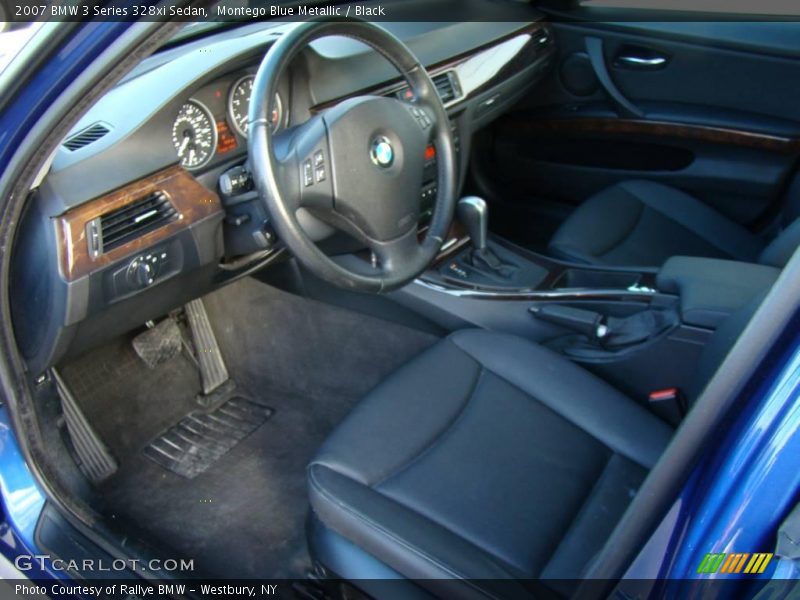 Montego Blue Metallic / Black 2007 BMW 3 Series 328xi Sedan
