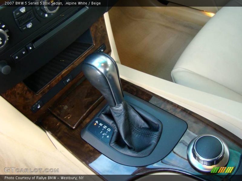 Alpine White / Beige 2007 BMW 5 Series 530xi Sedan