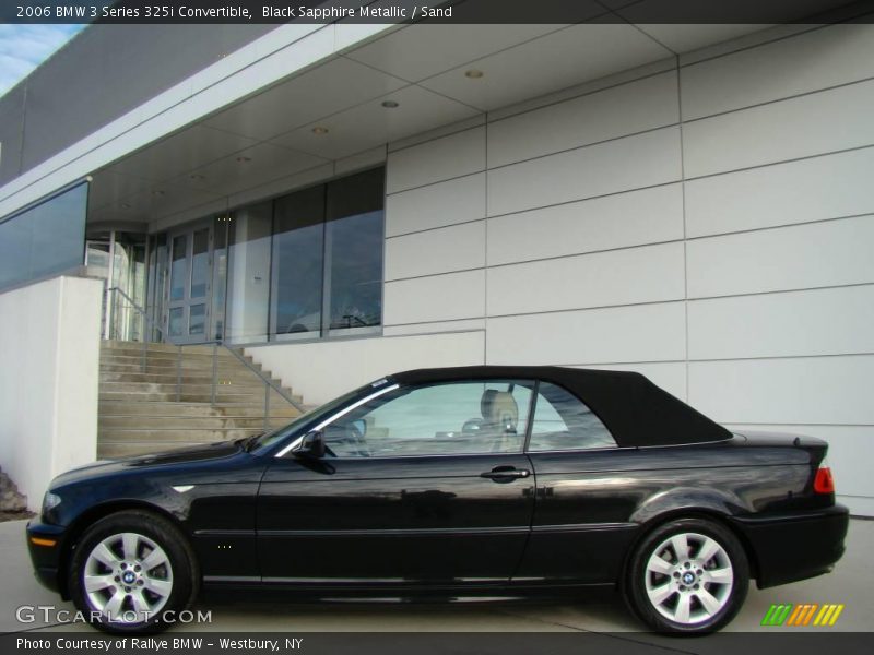 Black Sapphire Metallic / Sand 2006 BMW 3 Series 325i Convertible