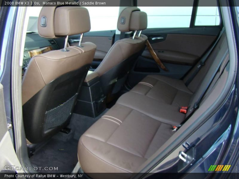 Monaco Blue Metallic / Saddle Brown 2008 BMW X3 3.0si