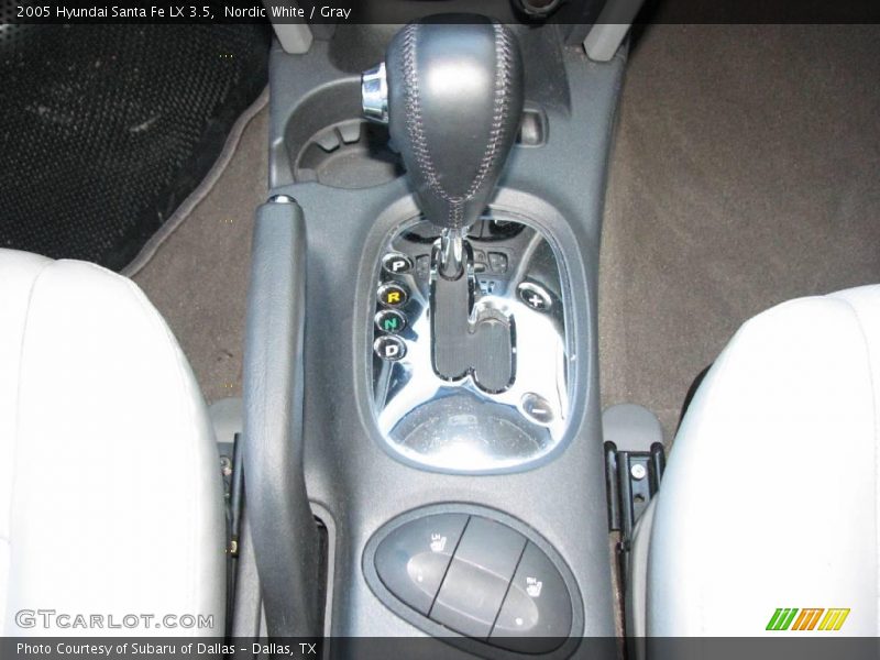 Nordic White / Gray 2005 Hyundai Santa Fe LX 3.5
