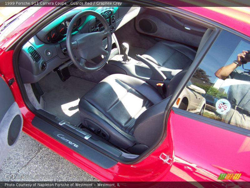 Guards Red / Graphite Grey 1999 Porsche 911 Carrera Coupe