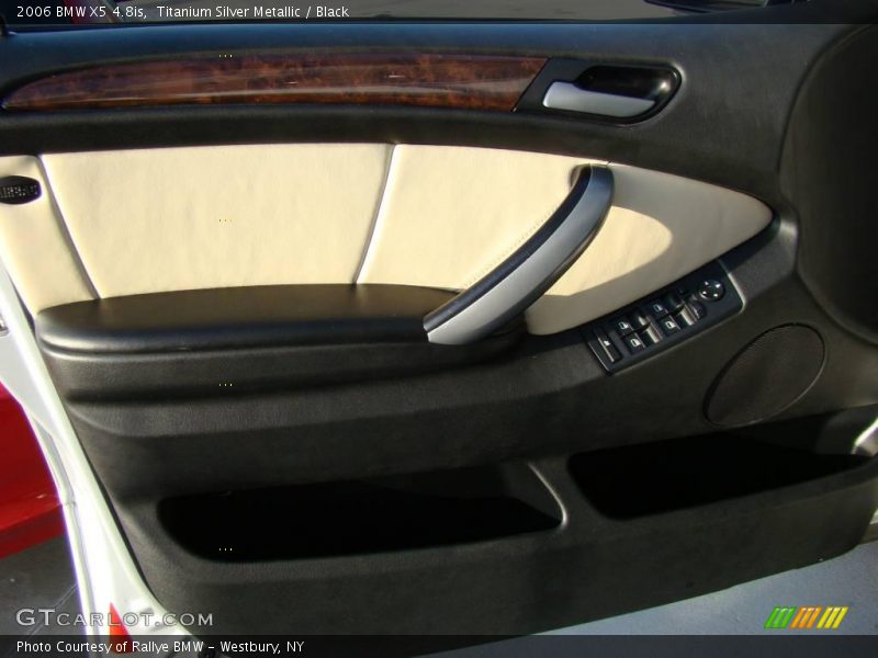 Titanium Silver Metallic / Black 2006 BMW X5 4.8is