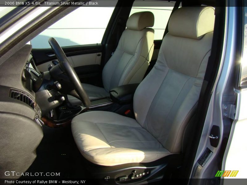 Titanium Silver Metallic / Black 2006 BMW X5 4.8is