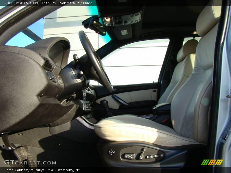 Titanium Silver Metallic / Black 2006 BMW X5 4.8is