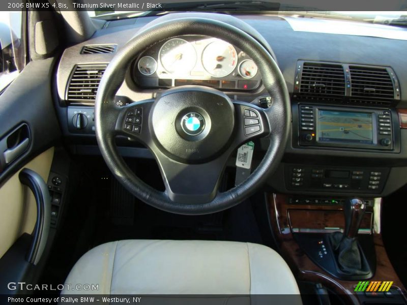Titanium Silver Metallic / Black 2006 BMW X5 4.8is