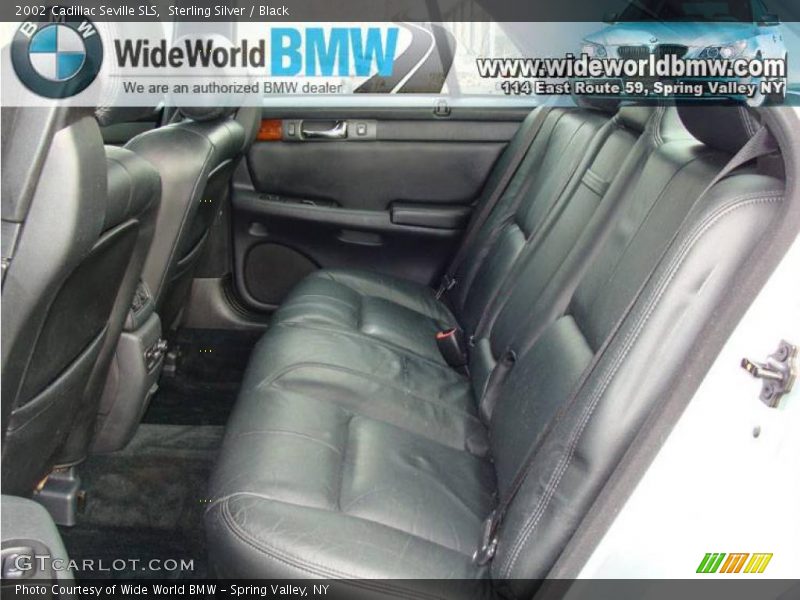 Sterling Silver / Black 2002 Cadillac Seville SLS