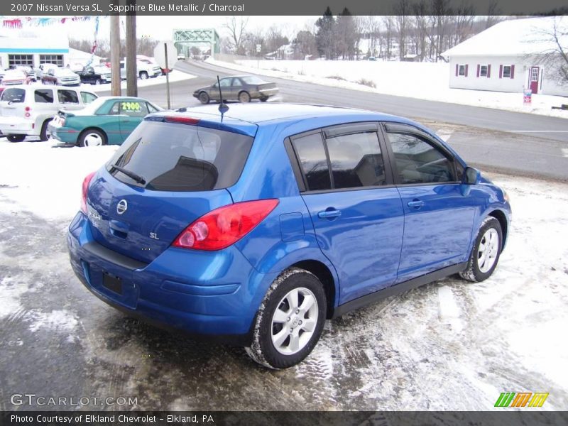 Sapphire Blue Metallic / Charcoal 2007 Nissan Versa SL