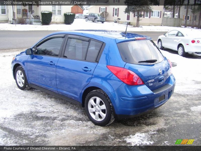 Sapphire Blue Metallic / Charcoal 2007 Nissan Versa SL