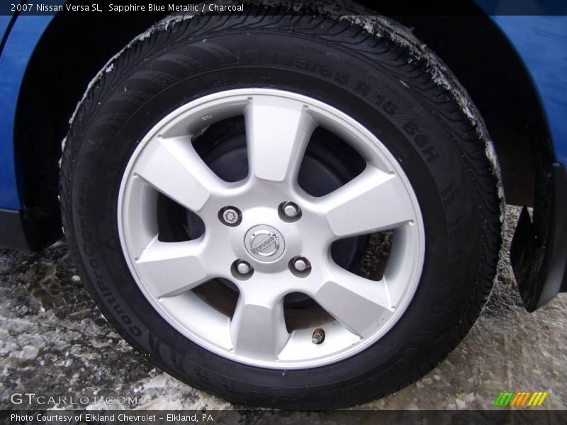 Sapphire Blue Metallic / Charcoal 2007 Nissan Versa SL