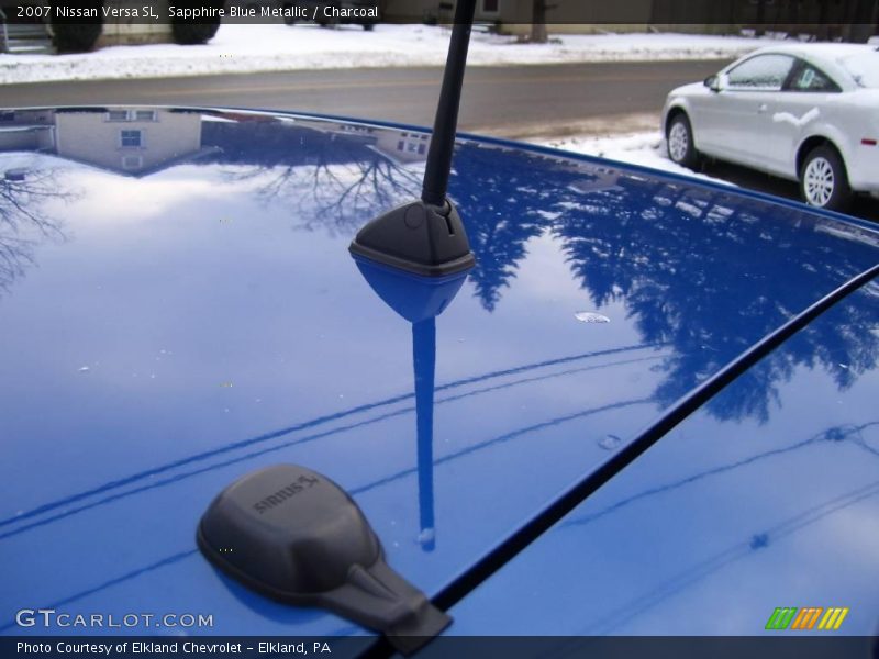 Sapphire Blue Metallic / Charcoal 2007 Nissan Versa SL