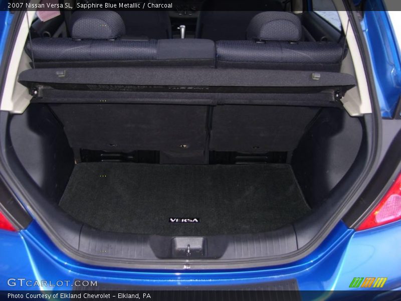 Sapphire Blue Metallic / Charcoal 2007 Nissan Versa SL