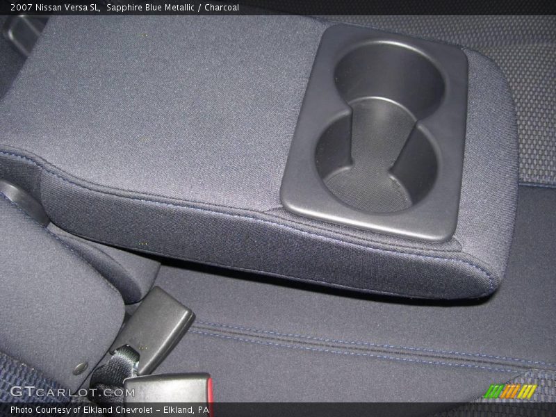 Sapphire Blue Metallic / Charcoal 2007 Nissan Versa SL
