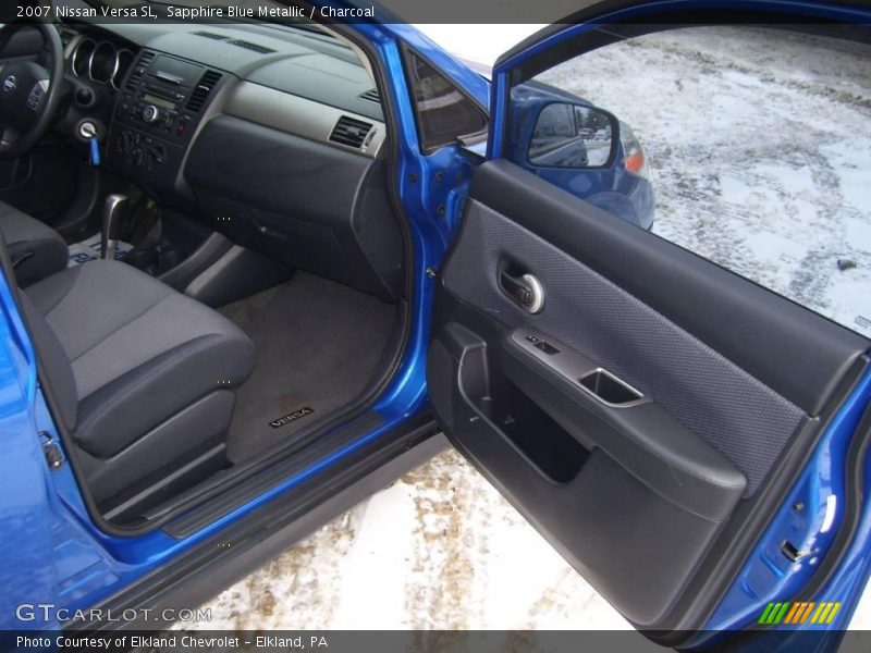 Sapphire Blue Metallic / Charcoal 2007 Nissan Versa SL