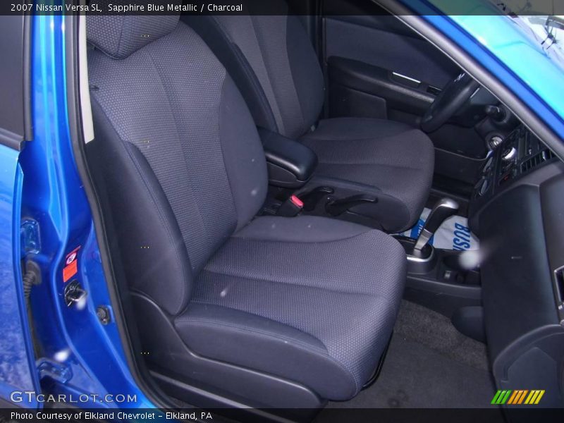 Sapphire Blue Metallic / Charcoal 2007 Nissan Versa SL