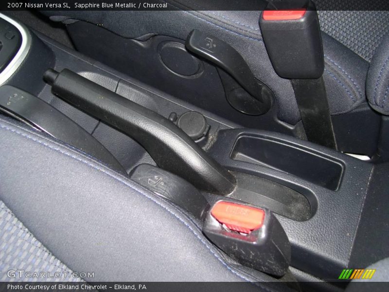 Sapphire Blue Metallic / Charcoal 2007 Nissan Versa SL